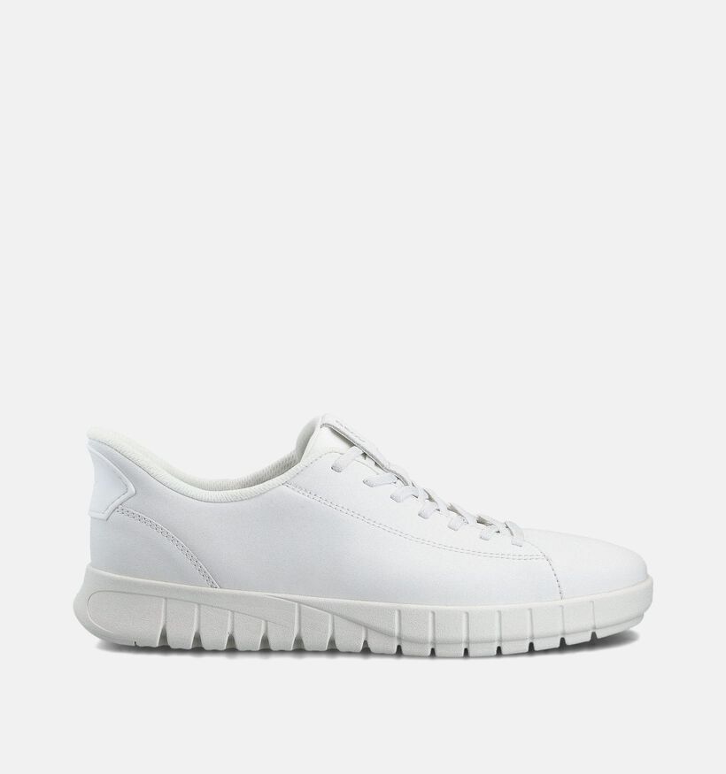 Geox Chaussures à lacets en Blanc pour hommes (370524) - pour semelles orthopédiques
