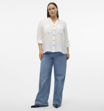 Vero Moda Curve Blouses Blanc