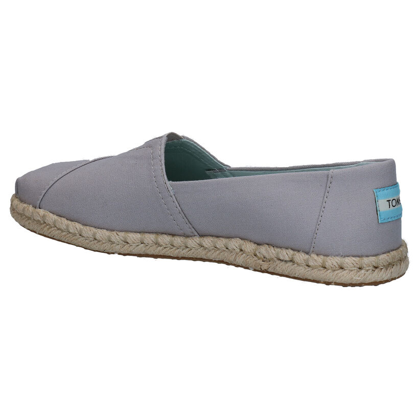 Toms Alpargata  Espadrilles en Gris en textile (269359)