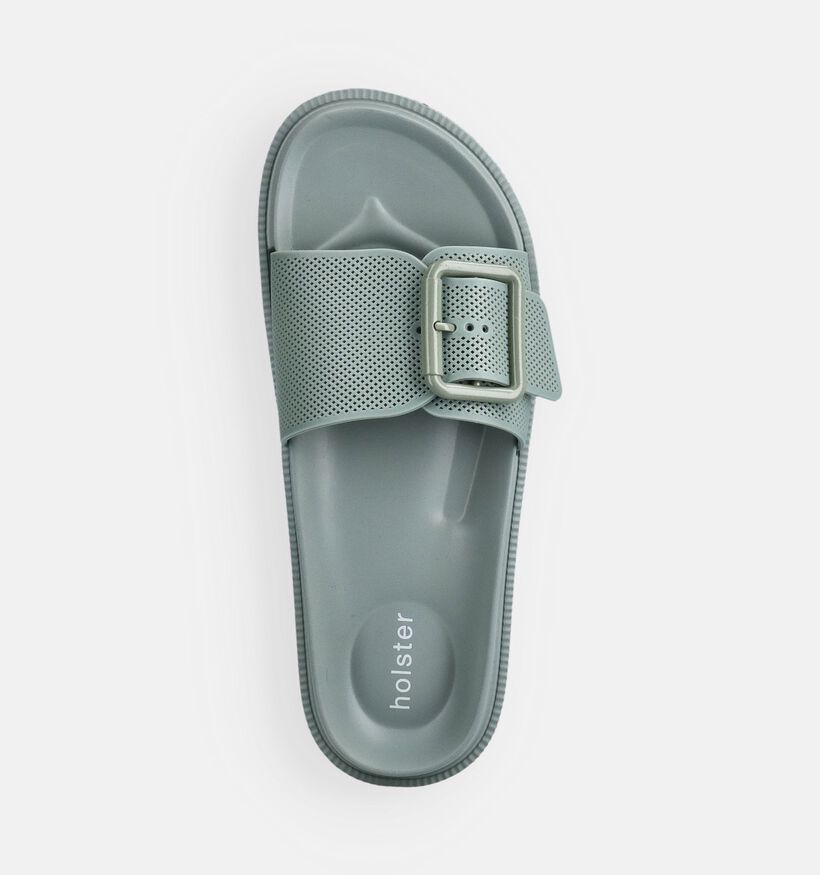 Holster Australia Laze Claquettes en Vert pour femmes (373365)