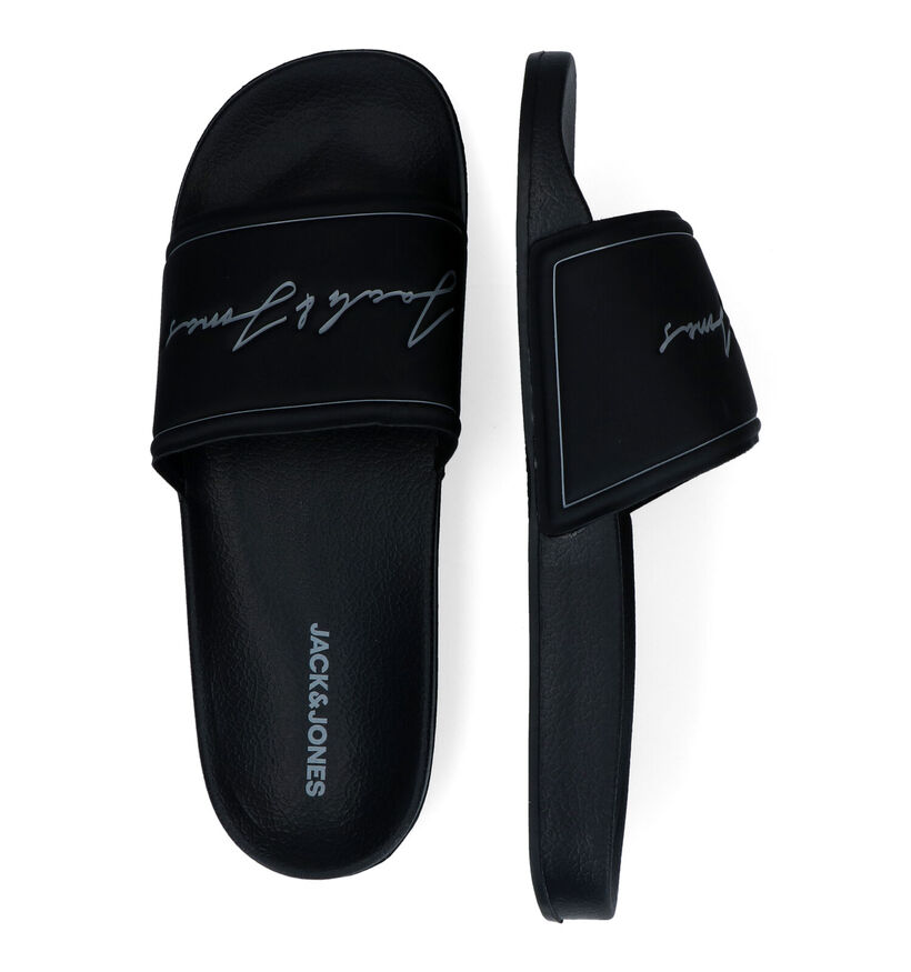 Jack & Jones Gary Pool Zwarte Badslippers voor heren (318910)