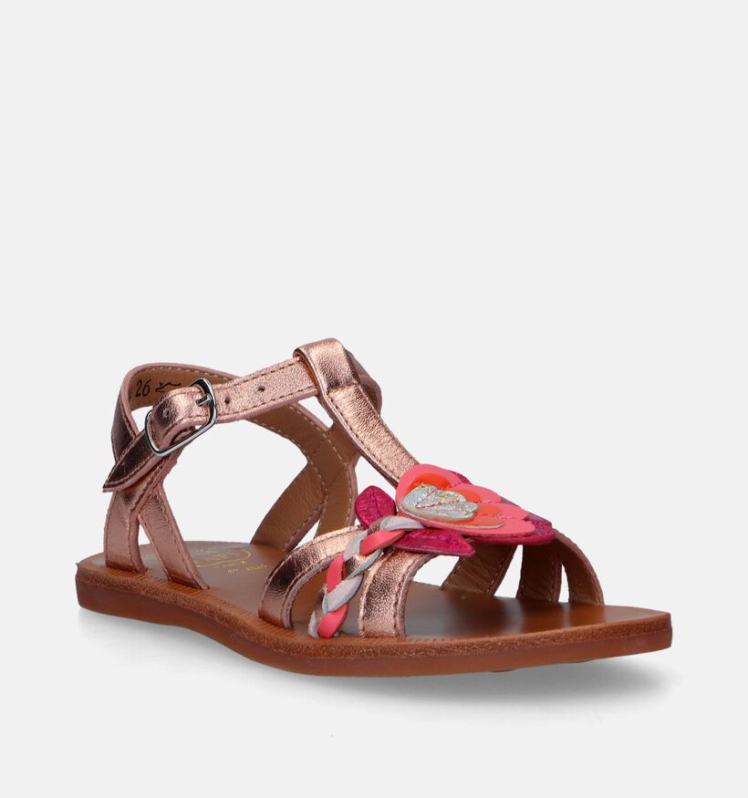 Pom d'Api Plagette Alto Rose gold Sandalen voor meisjes (337993)