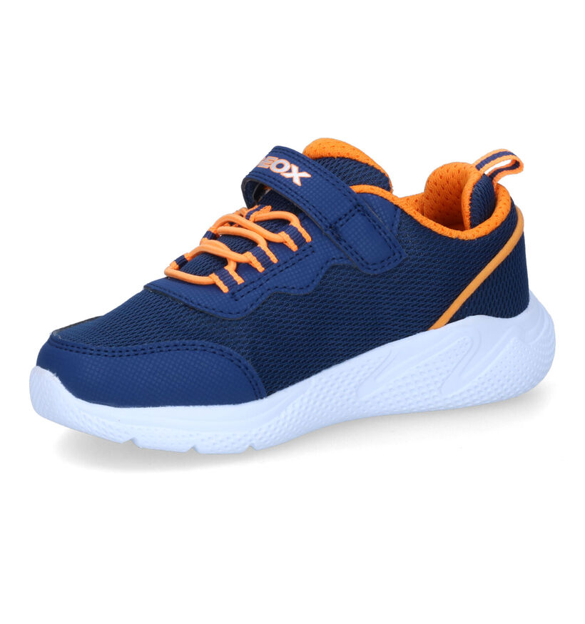 Geox Sprintye Groene Sneakers in kunstleer (311046)