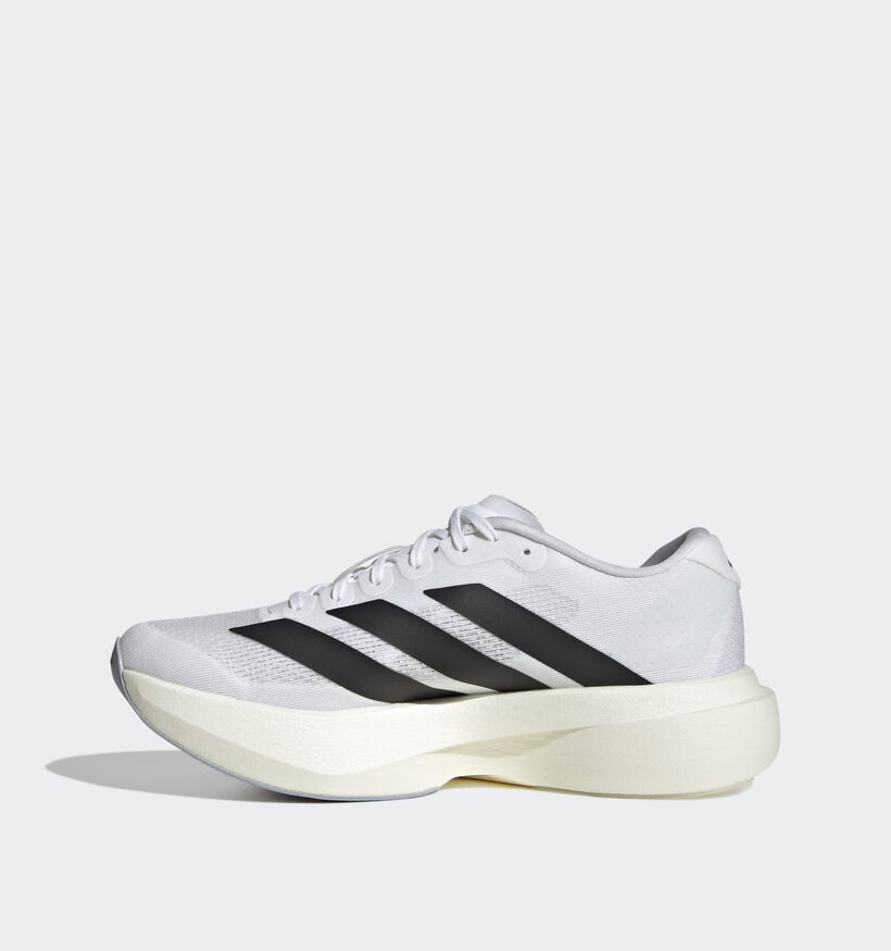 adidas Adizero Evo Baskets sportives en Blanc pour femmes (376145) - pour semelles orthop&eacute;diques