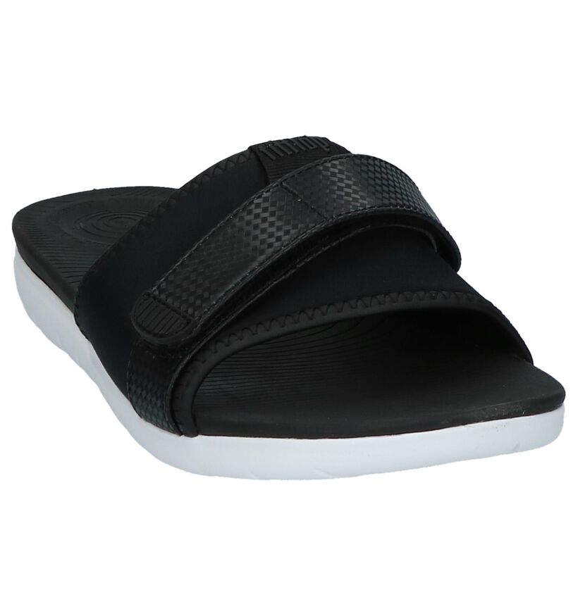 Zwarte FitFlop Neoflex Slides Sandals, , pdp