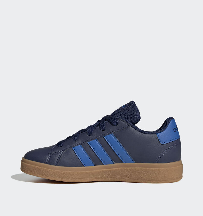 adidas Grand Court 2.0 Baskets en Bleu pour filles, garçons (365438) - pour semelles orthopédiques