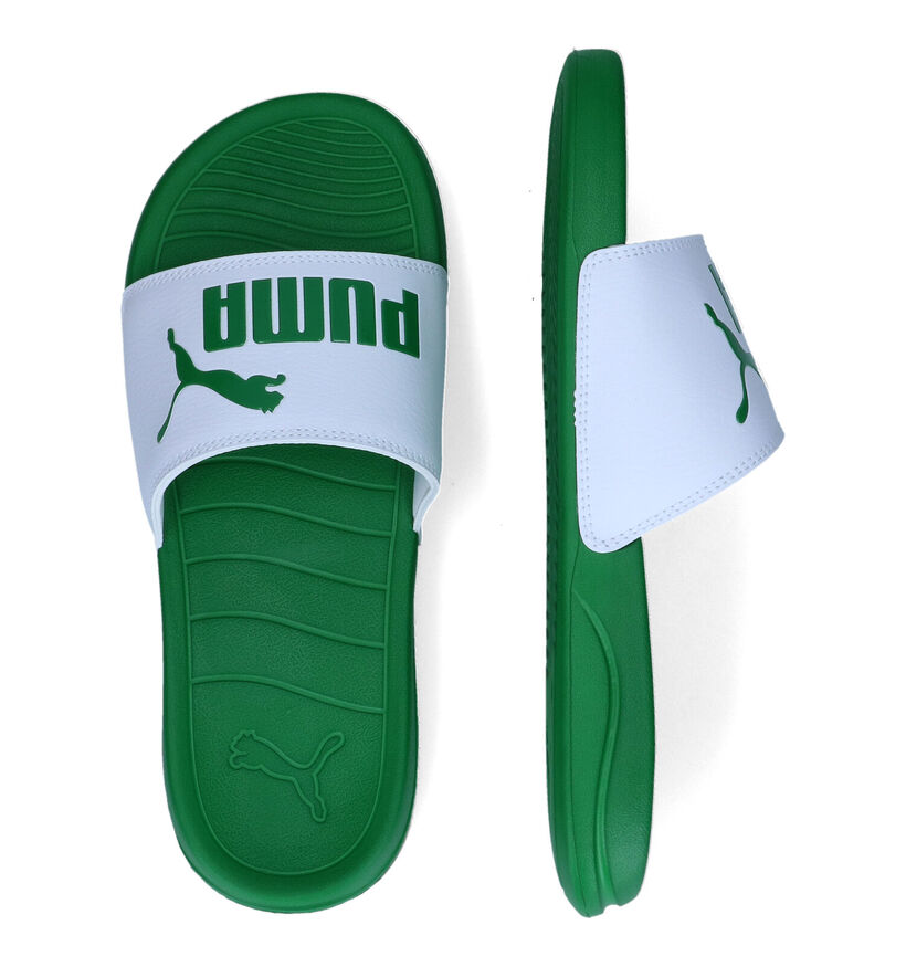 Puma Podcat 20 Groene Badslippers voor heren (334230)