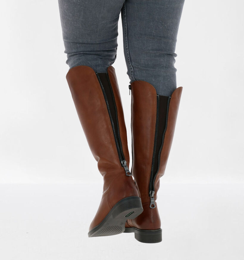 Remonte Cognac Knielaarzen in leer (282742)