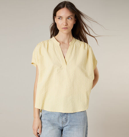 Deeluxe Original Blouses Geel