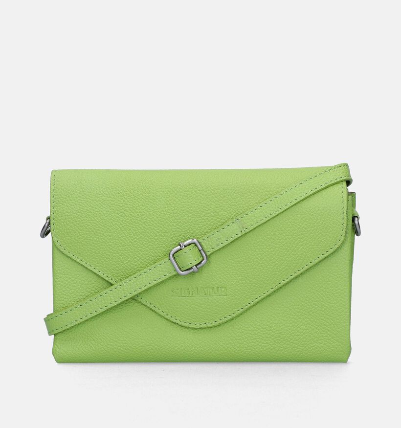 Signatur Groene Clutch voor dames (343365)