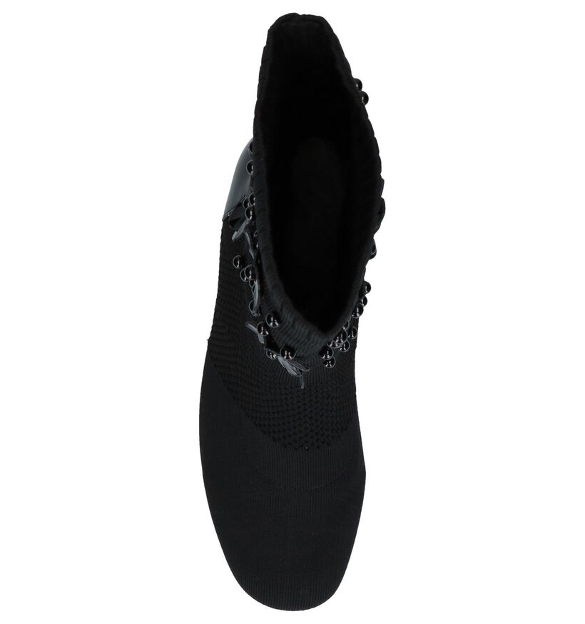 Zwarte Soklaarzen met Bloemen Tosca Blu Studio, Zwart, pdp