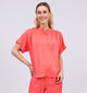 Minus Sabbi Rode Linnen blouse voor dames (354544)