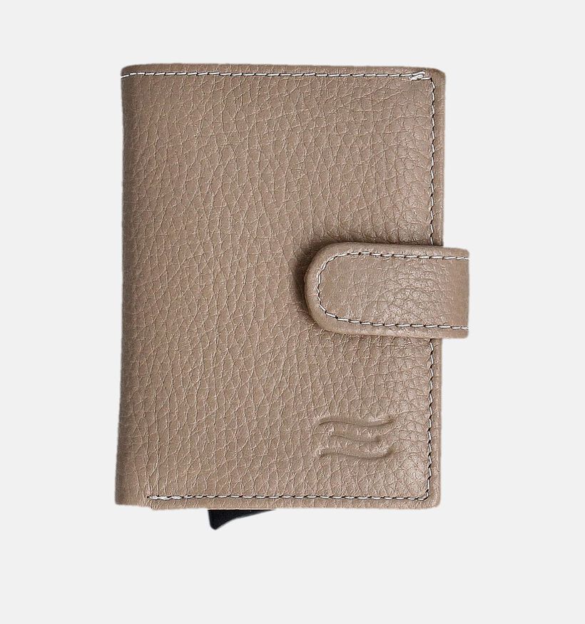 Crinkles Taupe Kaartenhouder voor dames (358128)