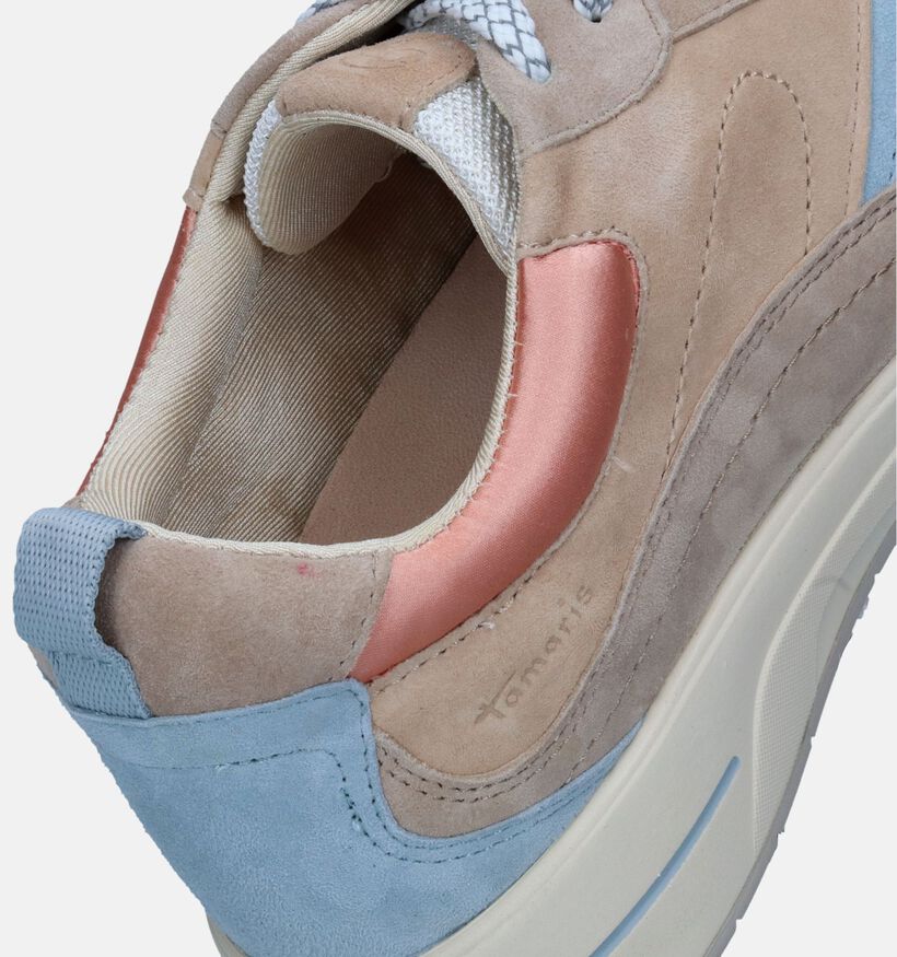 Tamaris Comfort Beige Sneakers voor dames (336036) - geschikt voor steunzolen