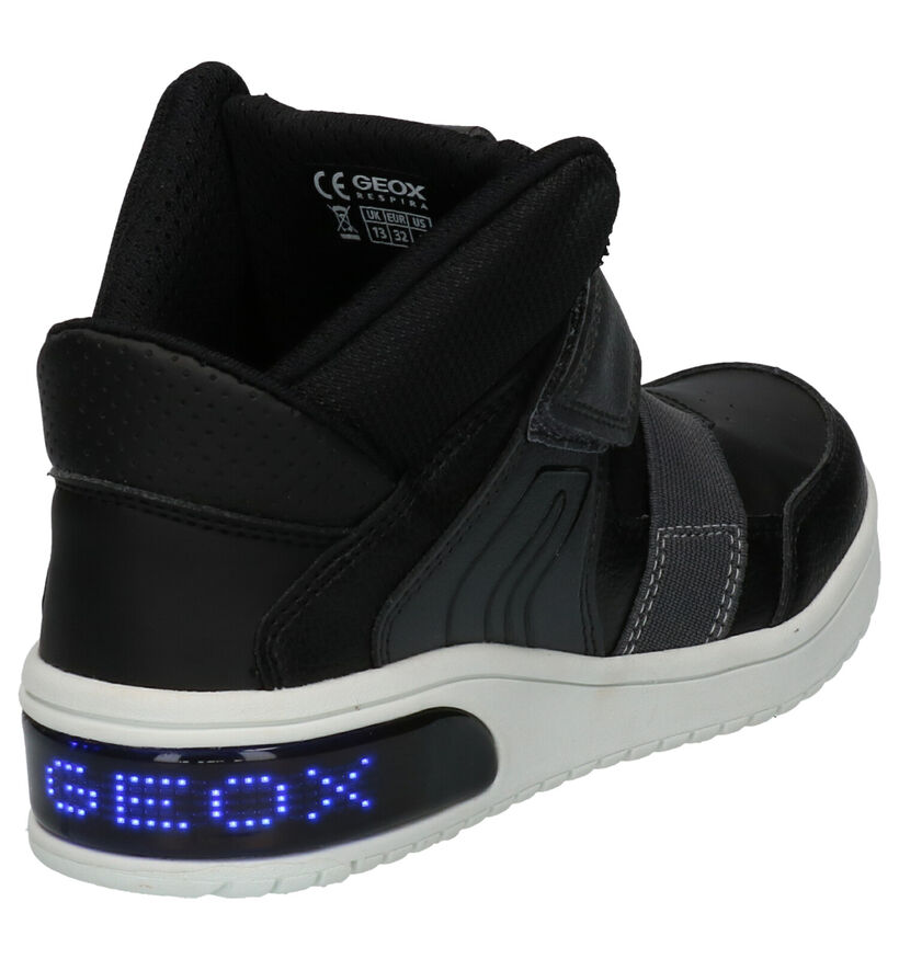 Geox Baskets hautes en Bleu foncé en simili cuir (223182)