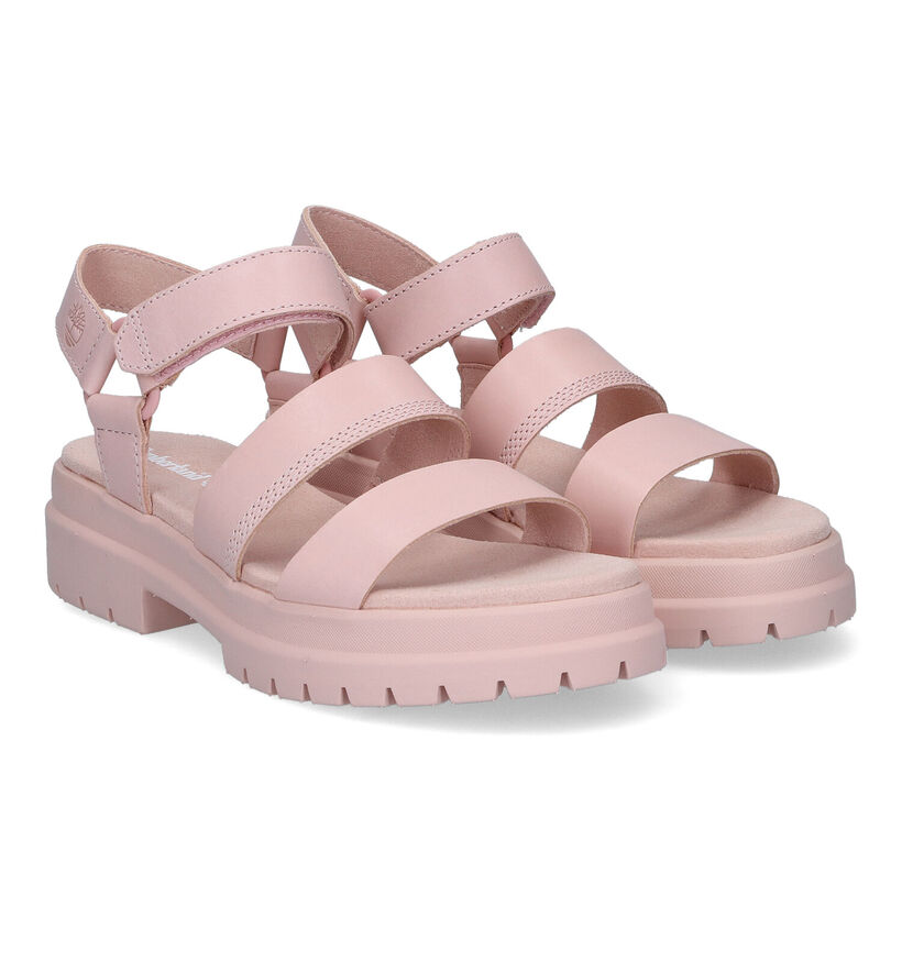 Timberland London Vibe Roze Sandalen in leer (303763)