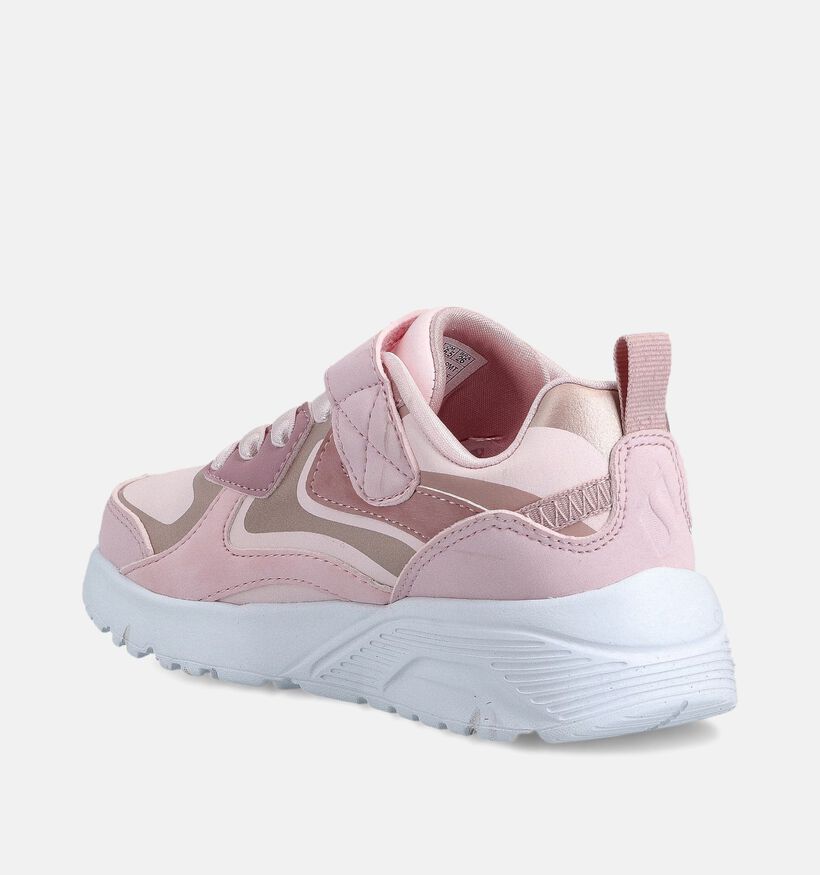 Skechers Uno Lite Metallic Burst Roze Sneakers voor meisjes (366290)