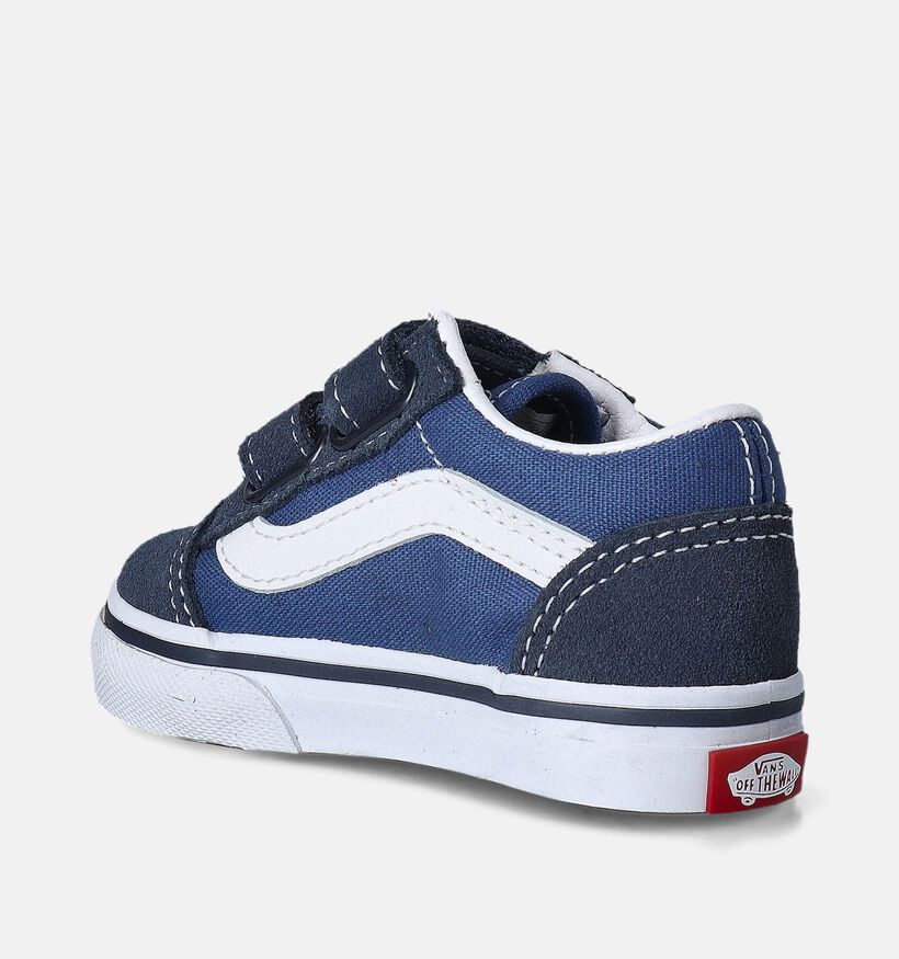 Vans Old Skool Baskets pour bébé en Bleu pour filles, garçons (351460)