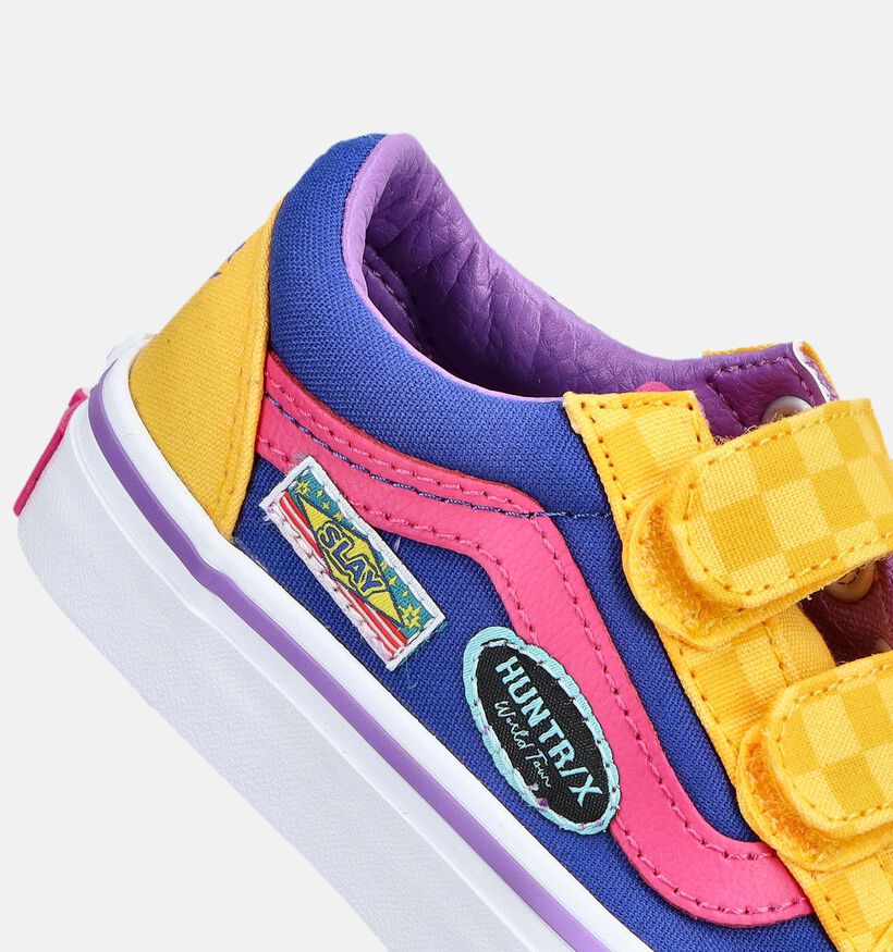 Vans Old Skool x KPop Demon Hunters Blauwe/Multi Sneakers voor meisjes, jongens (381687)