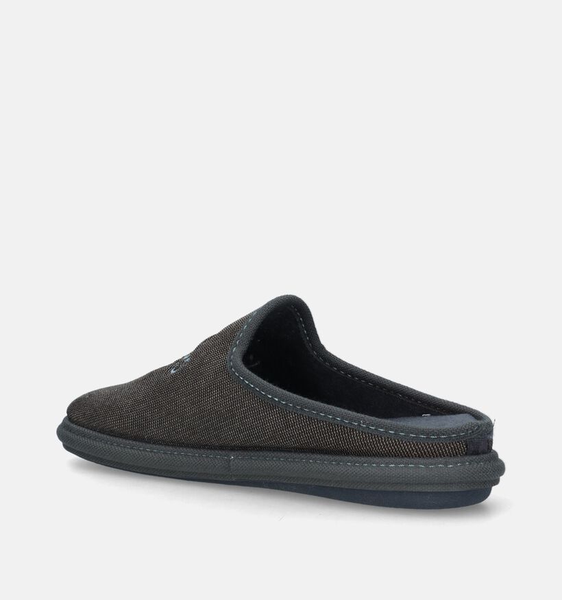 Kickers Pantoufles ouvertes en Gris foncé pour hommes (292523)