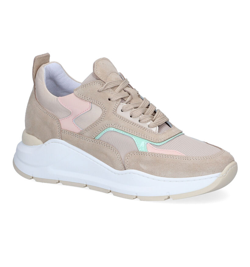 Hip Beige Sneakers voor dames (308181) - geschikt voor steunzolen