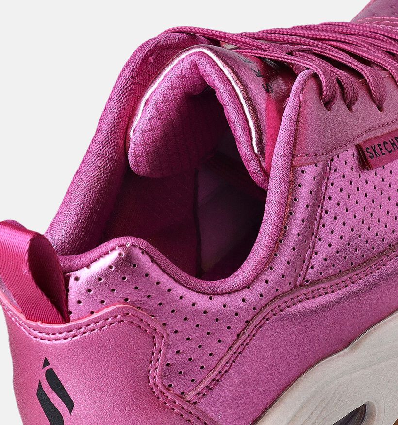 Skechers Uno Metallixs Fuchsia Sneakers voor dames (352261)