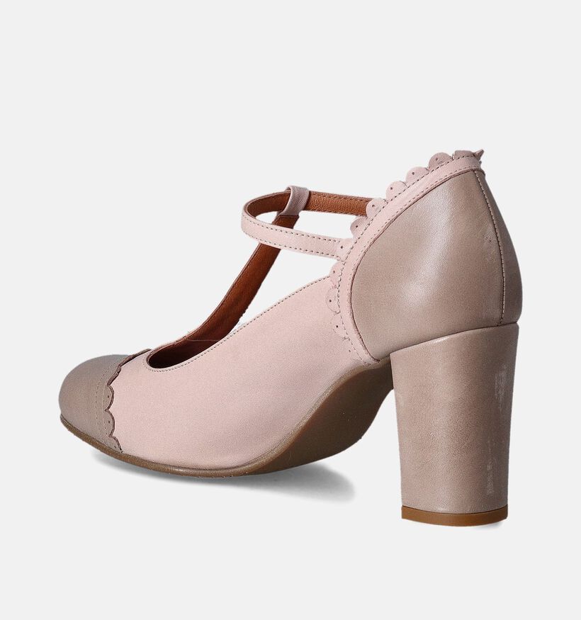 Creator Escarpins avec sangle en Beige pour femmes (357788)