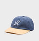 Hatline Lab. Heritage Logo Dad Cap Blauwe/Gele Pet voor heren (381879)
