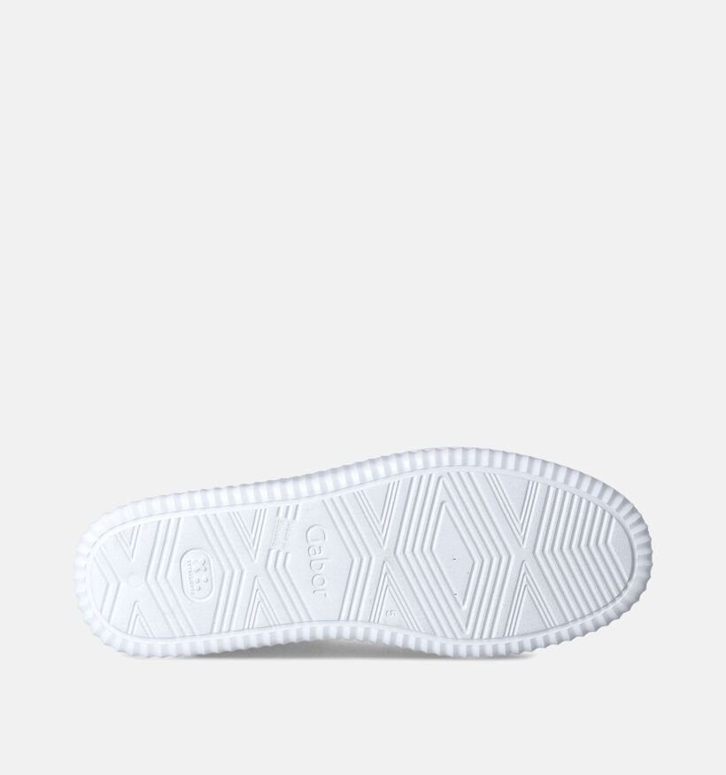 Gabor Chaussures à lacets en Blanc pour femmes (356665) - pour semelles orthopédiques