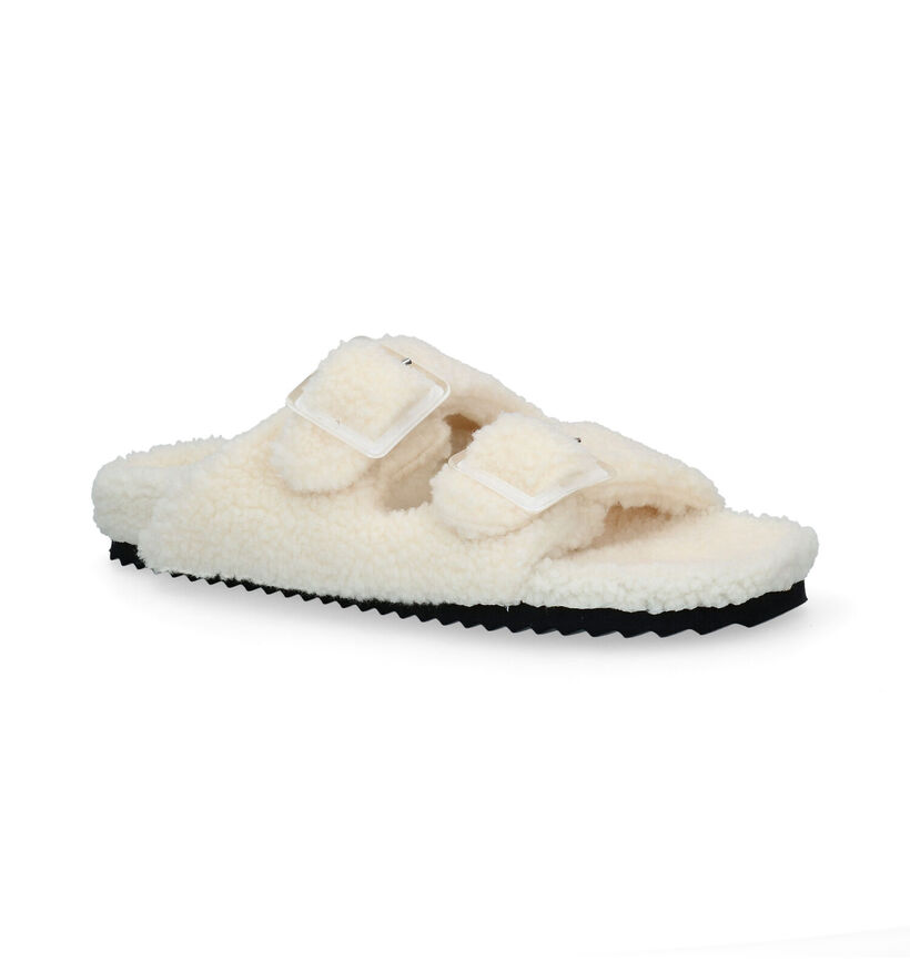 Colors of California Pantoufles ouvertes en Beige pour femmes (300190)