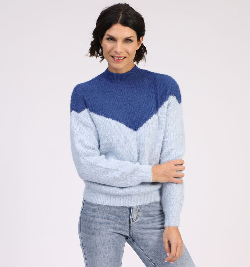 Pieces Jannie Pull en Bleu (313411)