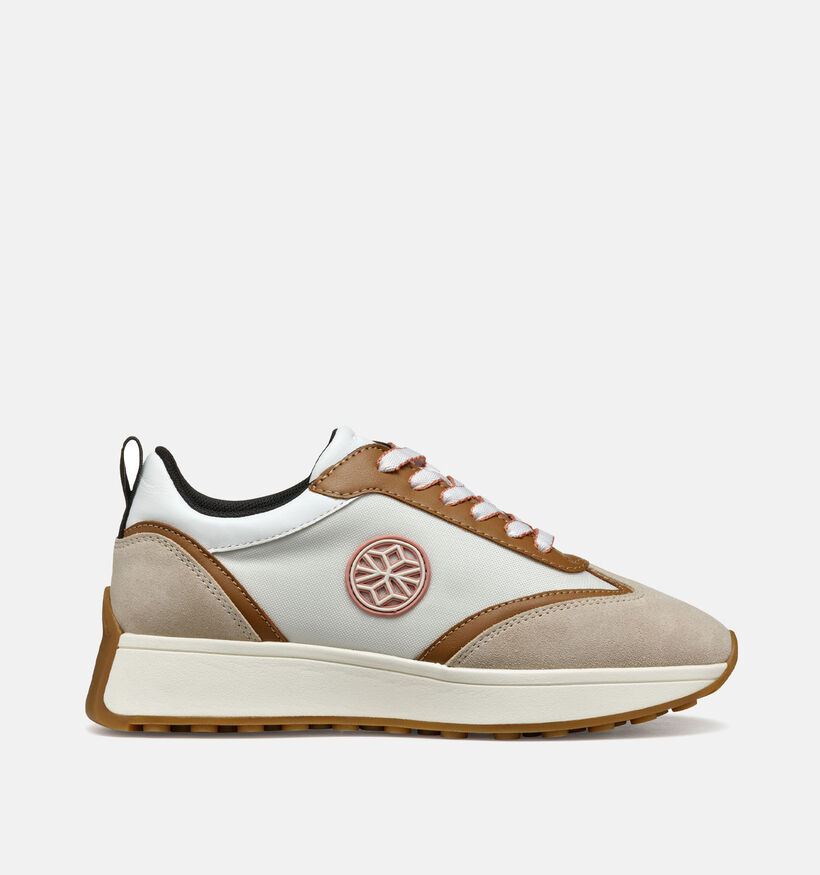 Geox Amabel Baskets en Taupe pour femmes (351672) - pour semelles orthopédiques