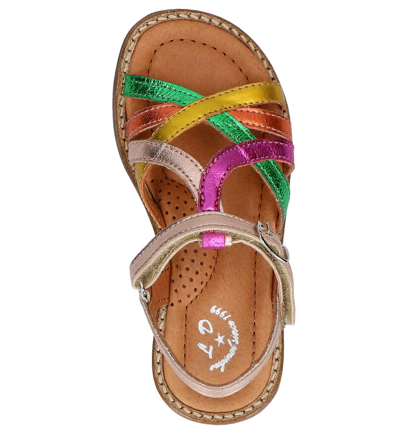 Little David Sandra Sandales en Multicolore en cuir (273170)