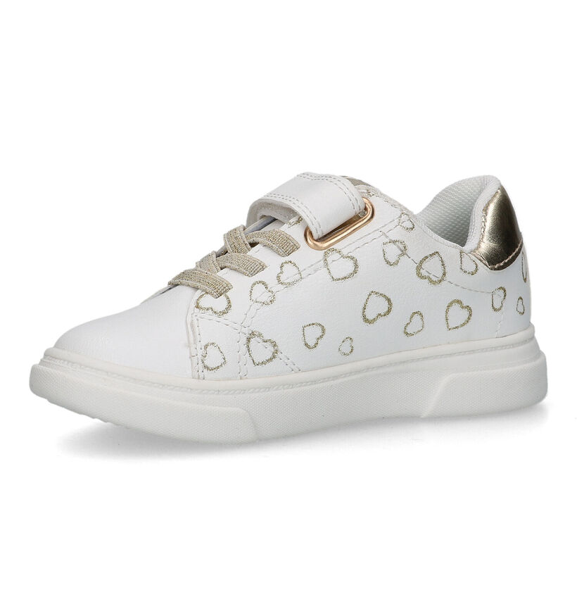 SJ Witte Sneakers voor meisjes (320748) - geschikt voor steunzolen
