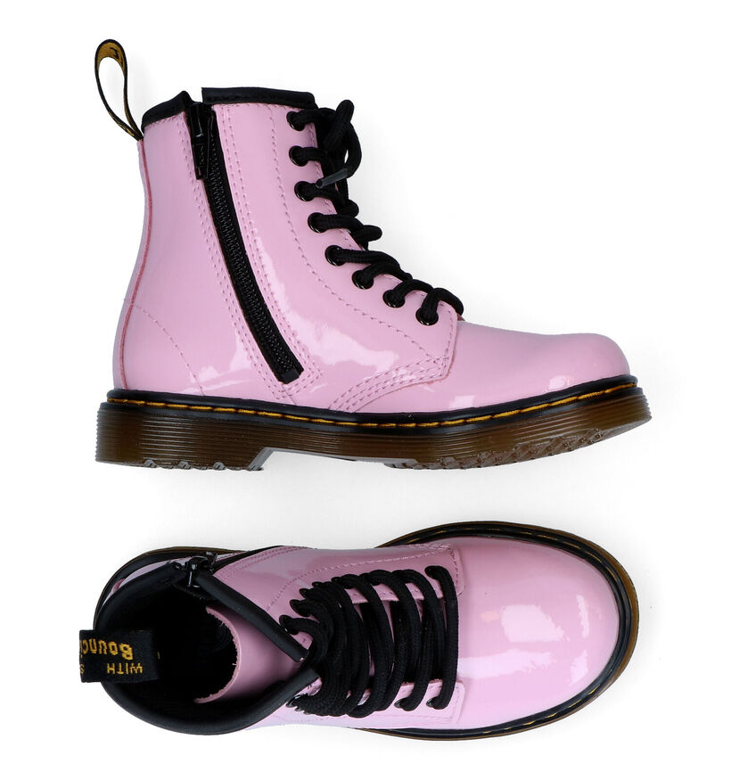 Dr.Martens 1460 J Bottines en Rose pour filles (312765)