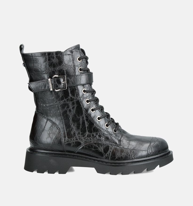 Tamaris Zwarte Veterboots voor dames (362749)