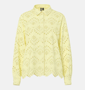 Pieces Blouses Geel