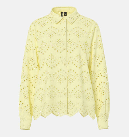 Pieces Blouses Geel