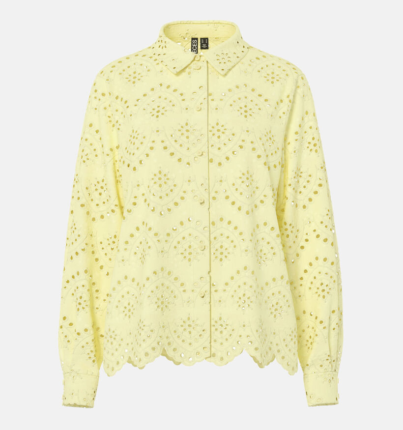 Pieces Vilde Geel Hemd voor dames (367052)