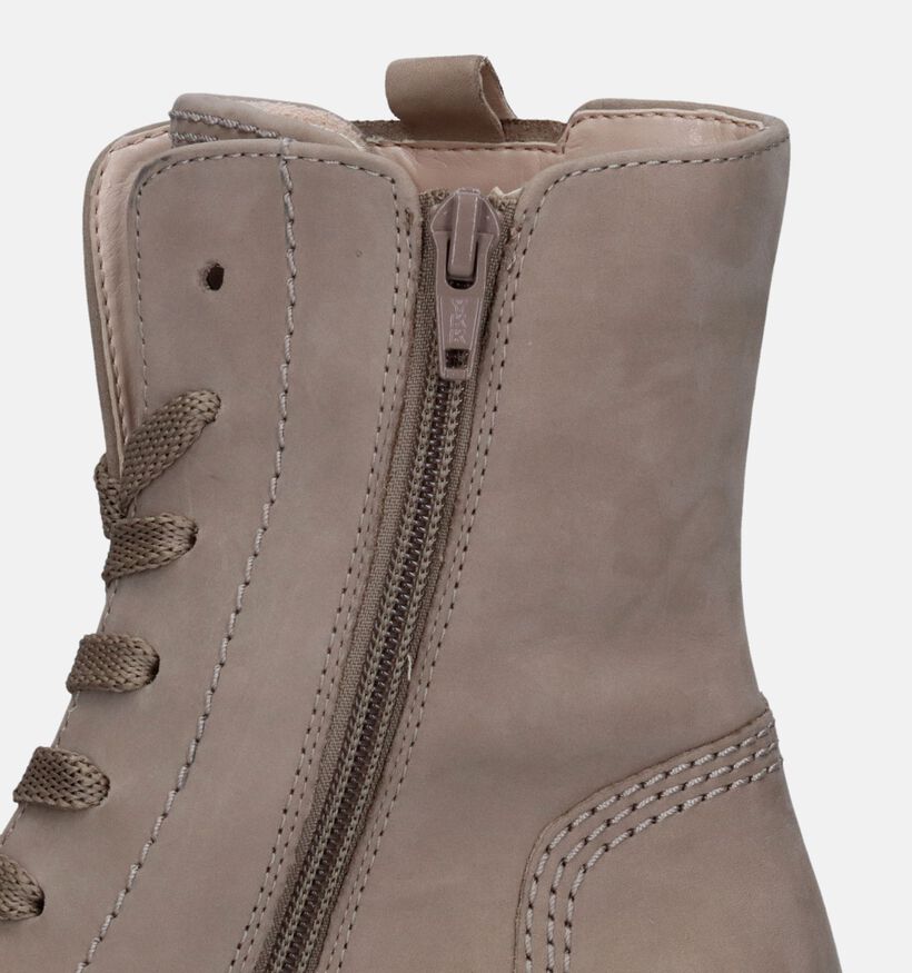 Comfort Bottines à lacets en Beige pour femmes (331207) - pour semelles orthopédiques