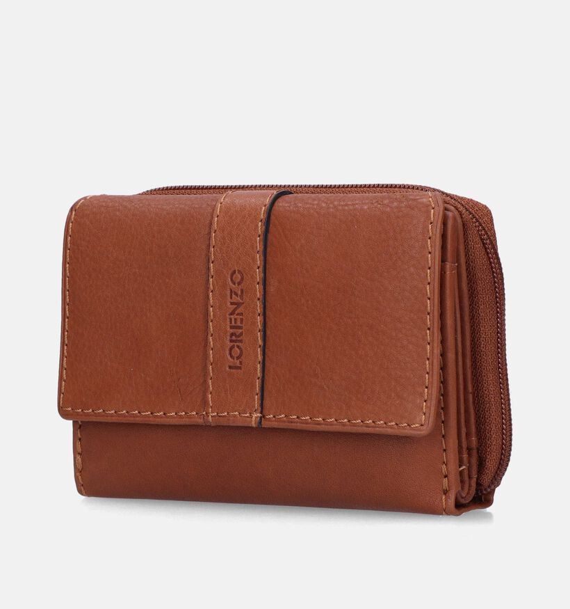 Euro-Leather Cognac Portemonnee voor dames (365219)
