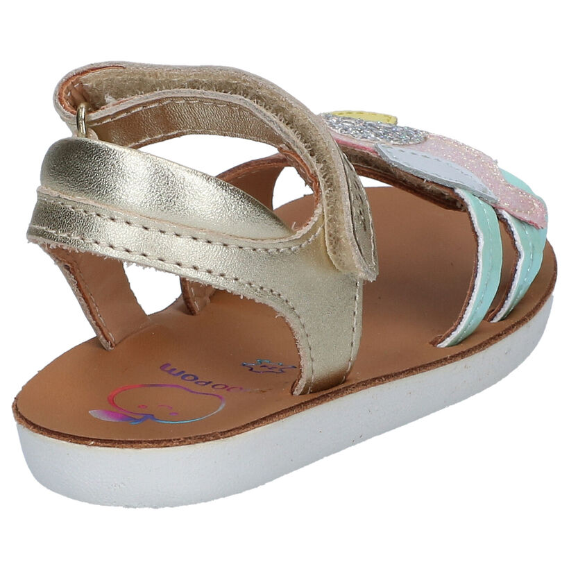 Shoo Pom Goa Toucan Sandales en Or en cuir (288595)