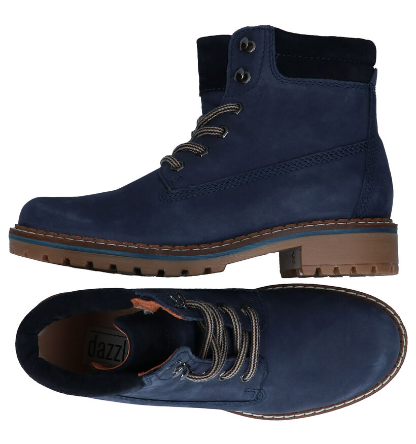 Dazzle Oranje Boots in nubuck (278832)