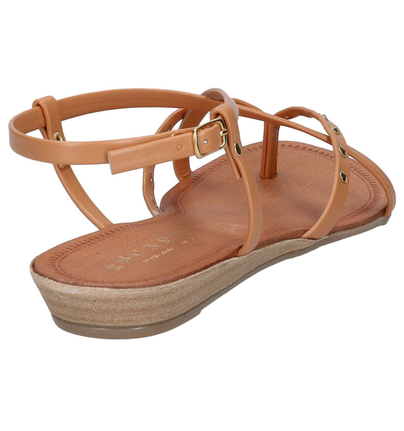 Scapa Cognac Sandalen in kunstleer (288763)