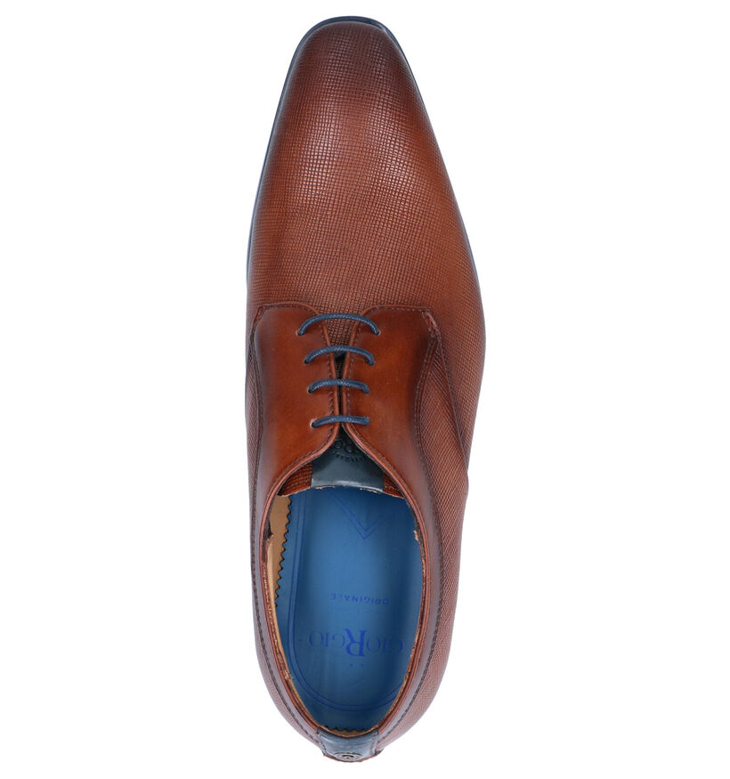 Giorgio Cognac Geklede Veterschoenen in leer (274892)