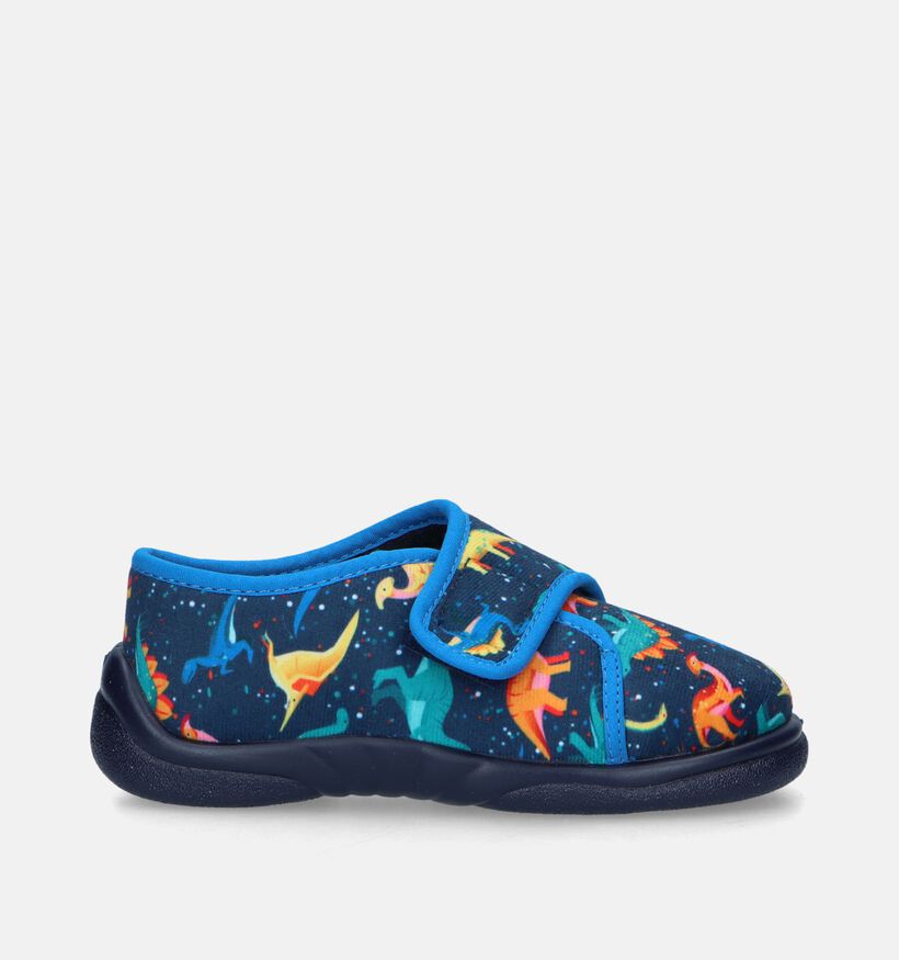 Milo & Mila Pantoufles fermées en Bleu pour garçons (348659)
