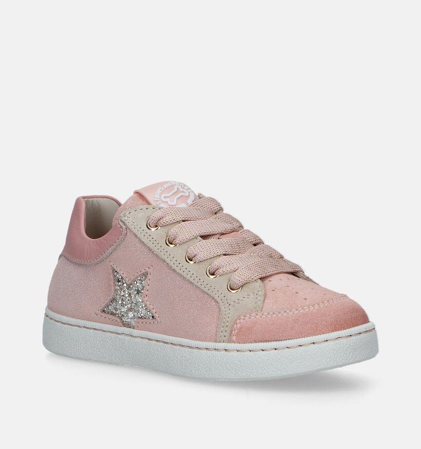 STONES and BONES Ravid Baskets en Rose pour filles (336524) - pour semelles orthopédiques