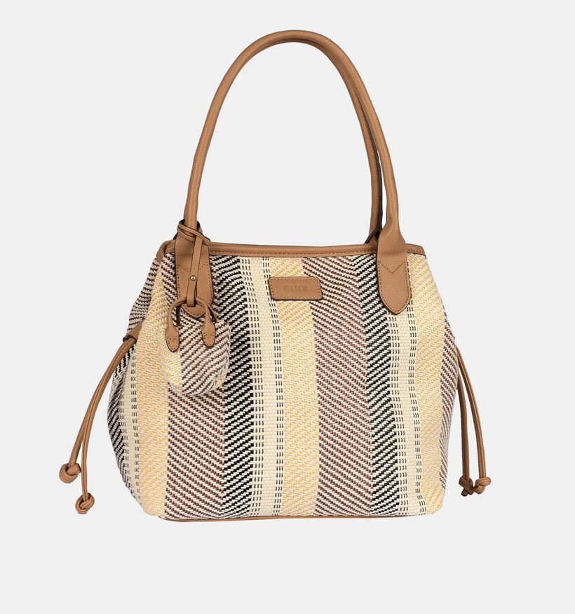Gabor Granada Bruine/Gele Handtas voor dames (373426)