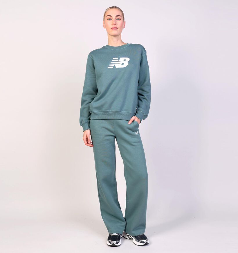 New Balance Sweatshirt en Vert New Balance Sweatshirt en Vert pour femmes (362076)