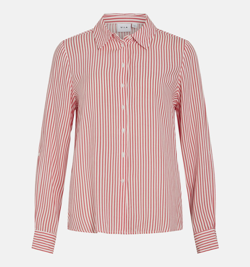 Vila Rosa Rood Hemd voor dames (351756)